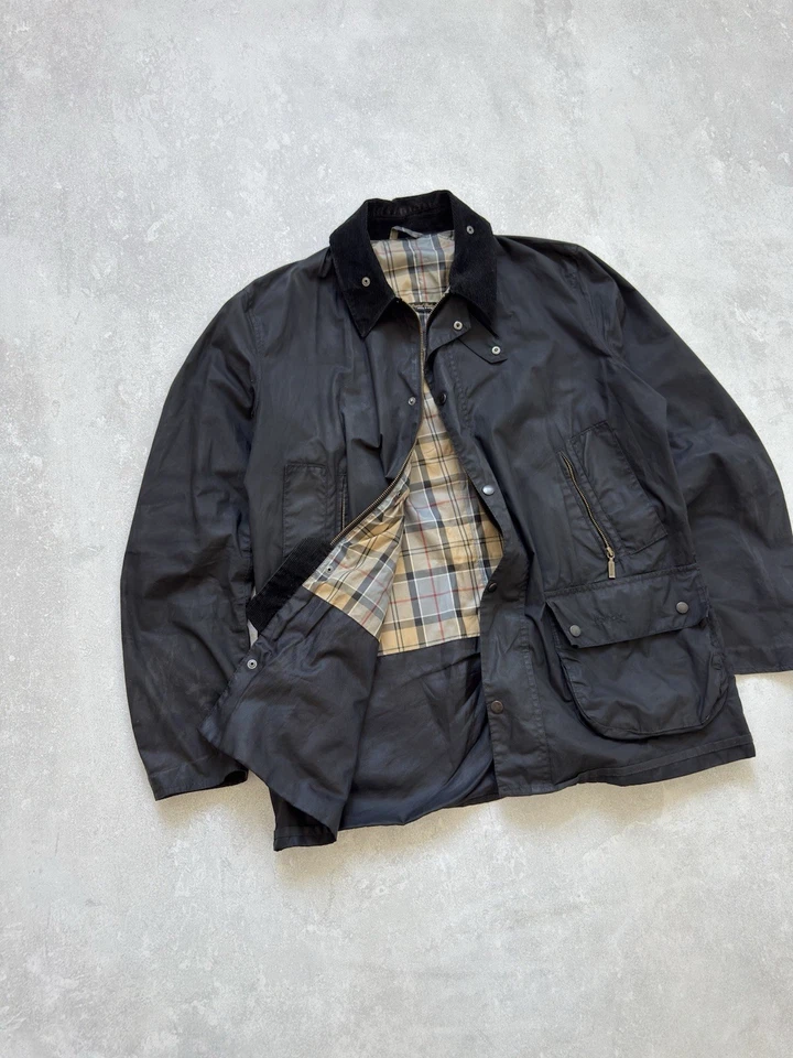 Chaqueta de Bolsillo Beaufort Encerada Barbour Bedale De Colección Informal Impermeable Inglaterra Foto 2 de 4