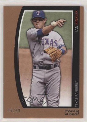 2009 Topps Unique Select 18/99 Ian Kinsler #136 2u3