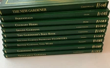 Lot of 9 National Home Gardening Books: Perennials, Herbs, Flowers, Essentials