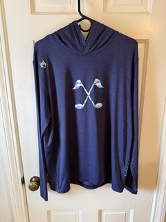 Sudadera con capucha Troubadour Golf Club Greyson Clothiers para hombre grande/L Tech usada una vez.