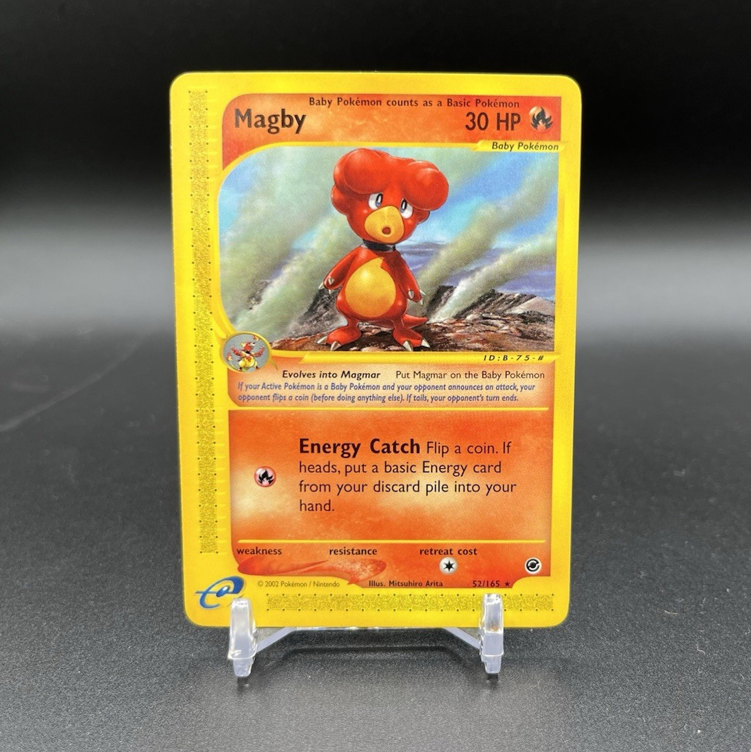2002 Pokemon Expedition Magby 52/165 Near Mint NM Baby Pokemon Non-Holo
