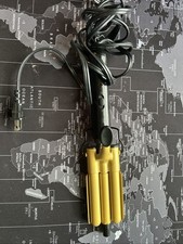 Triple Barrel Hair Waver Curling Iron with Adjustable Temperature