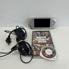 Sony PSP 2001 Slim Launch Edition Handheld System - Silver BONUS GTA/ MNC3
