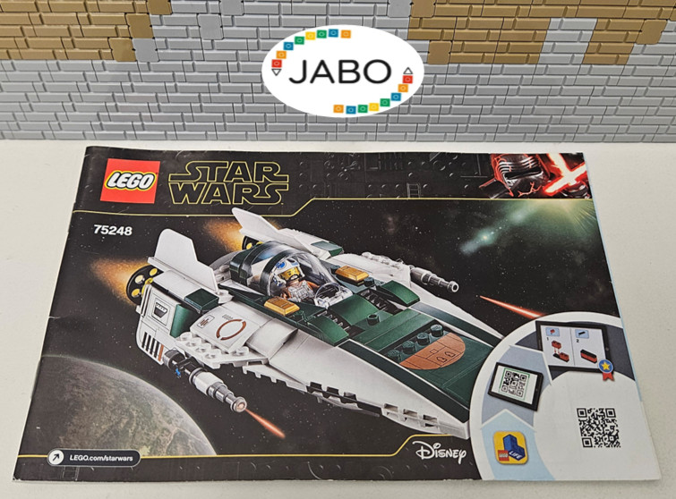 (OK O9/4) Lego Star Wars Instructions 75248 Resistance A-Wing Starfighter