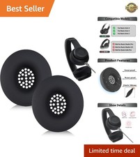 Comfort-Focused Silicone Earpad Covers for Beats Solo 4 3 - 2 Pack Included
