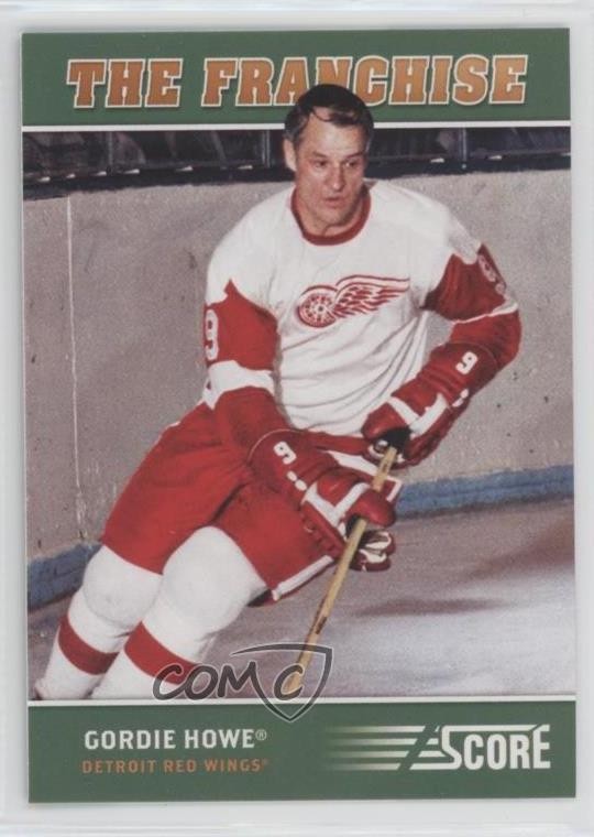 2012-13 Score Retail The Franchise Original Six Gordie Howe #OS2 HOF 0m8e
