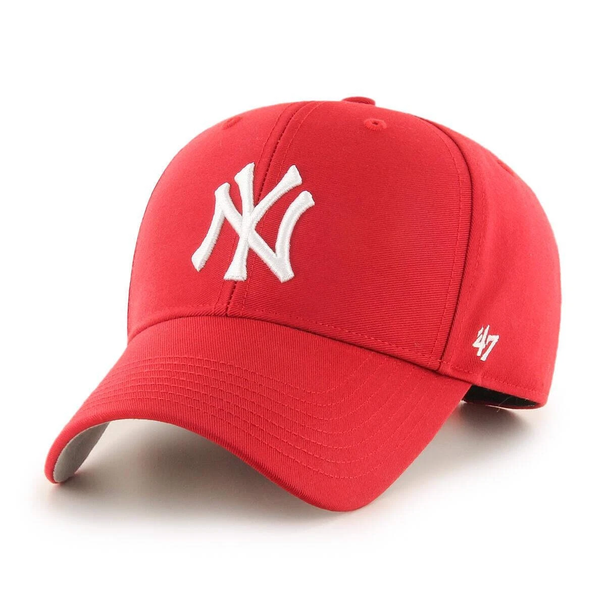 '47 MLB New York Yankees Raised Basic MVP Red Snapback Cap
