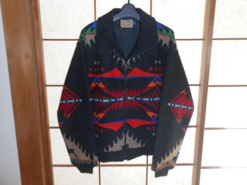 PENDLETON Blanket Blouson Jacket Native Pattern Ortega Men M Rare From Japan - Picture 1 of 4