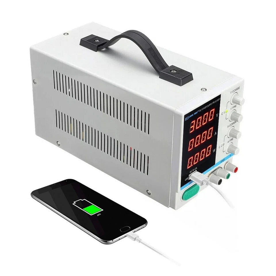 Adjustable DC Power Supply, Mobile Phone Maintenance Electroplating Power Supply - Image 2 of 4