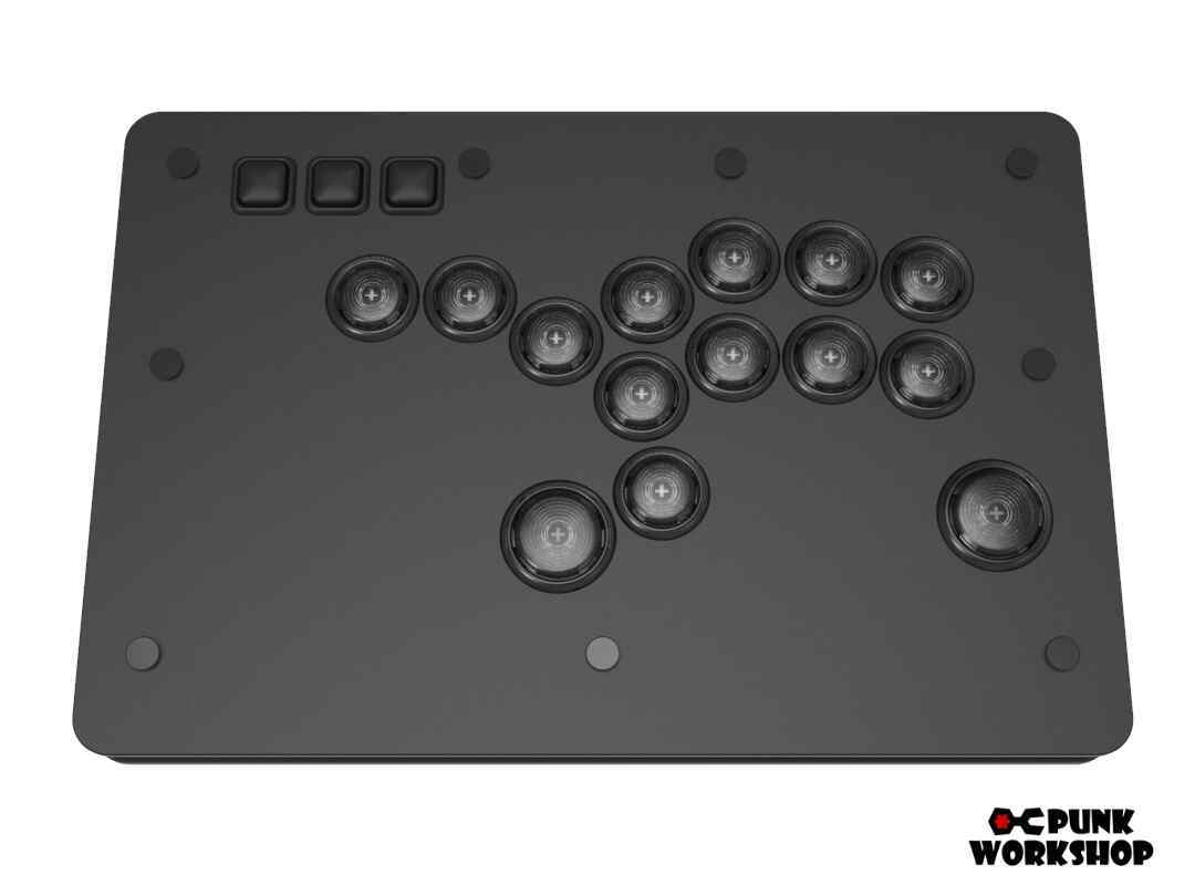 Punk workshop Mini HitBox SOCD Fighting Stick Controller
