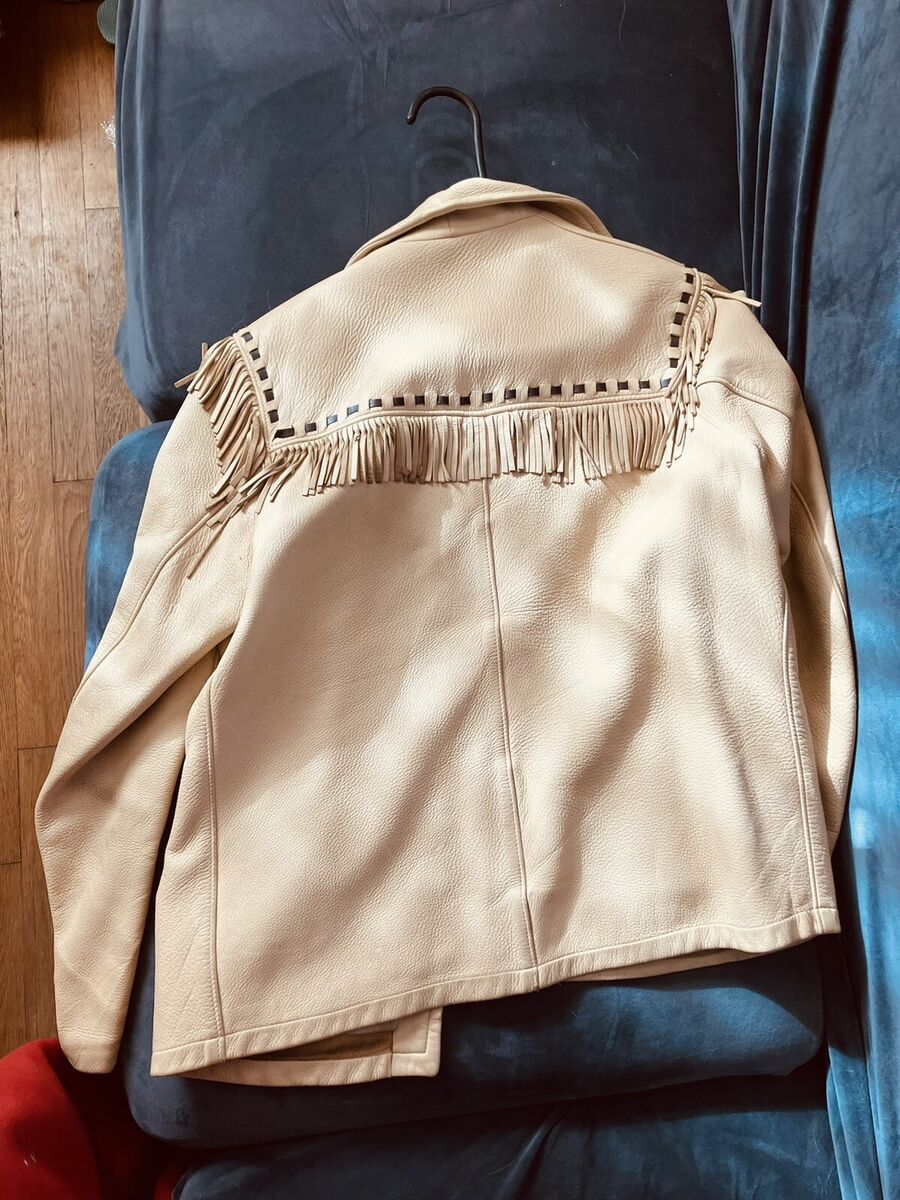 Deerwear Soft Deerskin Leather Fringe Jacket Made in USA Deerwear Soft Deerskin Leather Fringe Jacket Made in USA