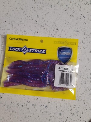 Luck E Strike 6'' Twirl Tail Worm Fishing Lure