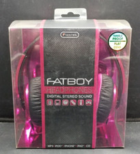 Sentry Fatboy Headphones Metallic Pink NEW