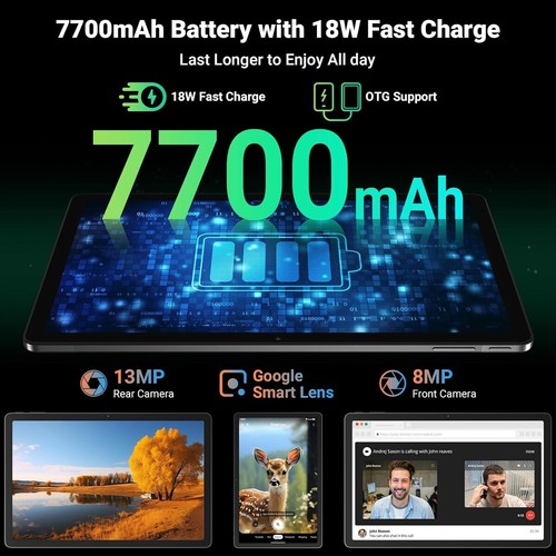 Blackview Tab 16 Pro Android Tablet 11 Inch 24GB+256GB Widevine L1 W/ Keyboard - Picture 6 of 16