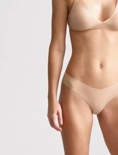 NEW - Commando Classic Solid Thong in Beige - XS, S/M, M/L, L/XL