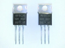 IRFBC30 "Original" IR MOSFET Transistor 2  pcs