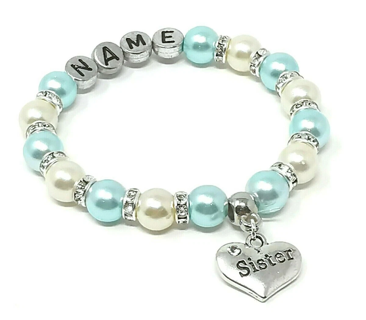 Sister charm bracelets clearance