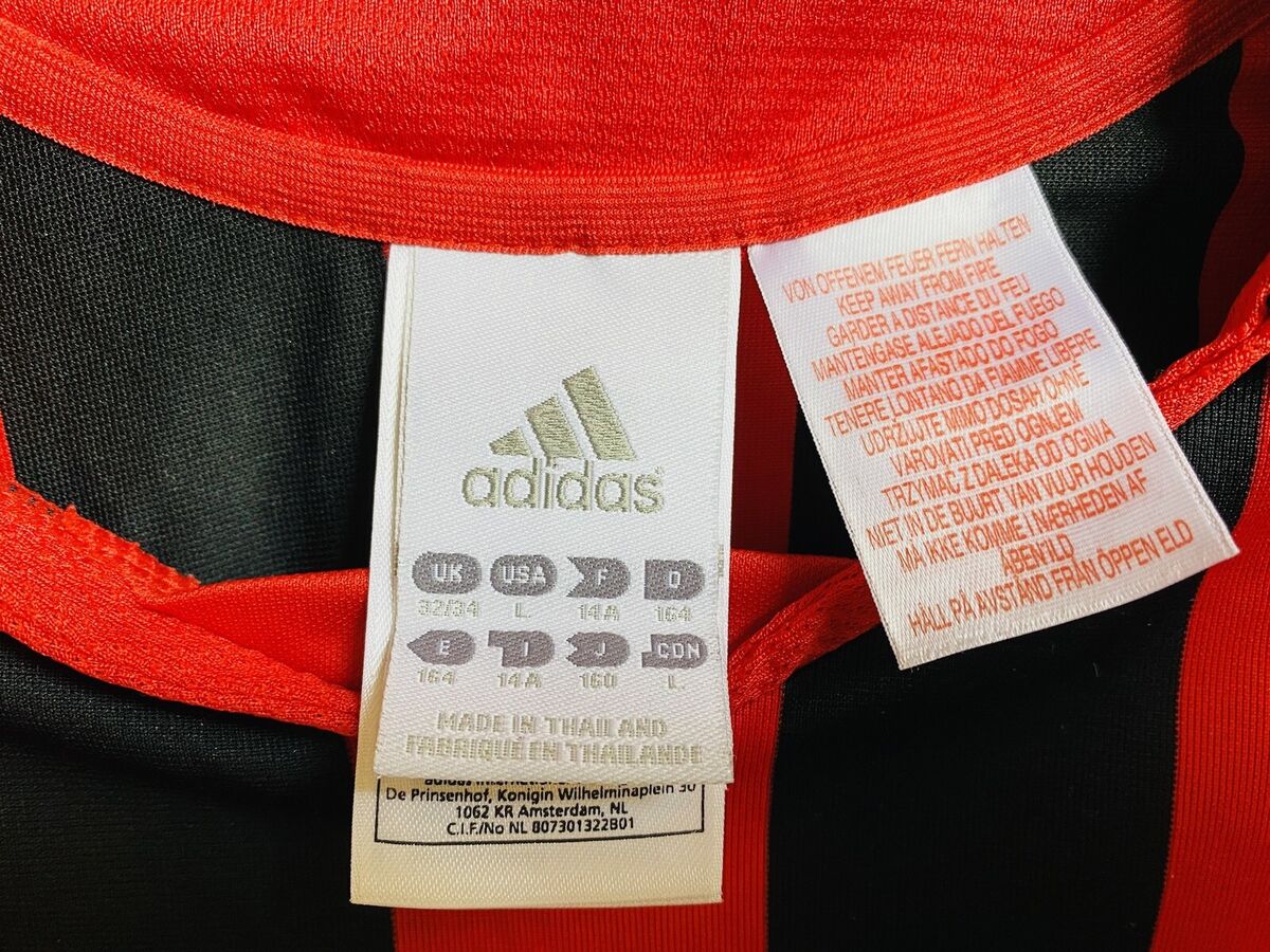Adidas ACM A.C. Milan Associazione Calcio ZAFIRA Jersey Adidas ACM A.C. Milan Associazione Calcio ZAFIRA Jersey