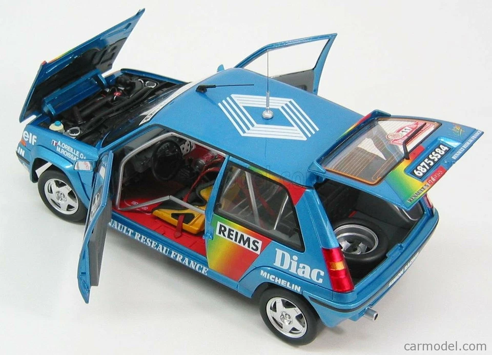 NOREV 1:18 AUTO DIE CAST- RENAULT 5 GT TURBO #11 RALLYE MONTE CARLO ART 185204 - Immagine 2 di 3