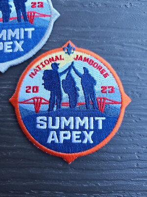 Summit Apex Complete Orange Boarder Official 2023 National Jamboree SBR patch