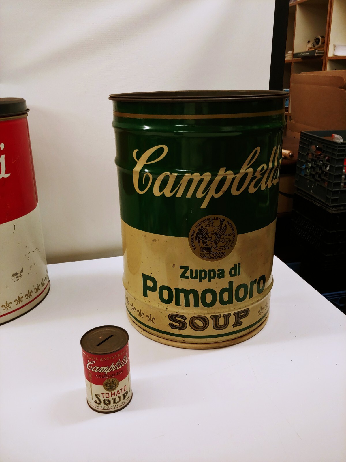 Dino Gavina, Campbell's Tomato Soup Stool Homage to Andy Warhol, Studio Simon