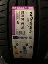 2 (a pair)  x 2254018 225/40R18  225 40 18 92Y XL  Nexen Nfera Sport SU2 AO(New)