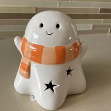 Target Bullseye Playground NEW Ceramic LED Light Up Ghost 2022 Halloween Decor