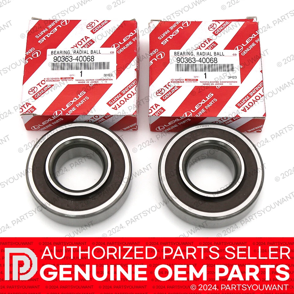 KIT de cojinete de rueda ABS trasero izquierdo + derecho OEM GENUINO Toyota 4Runner Tundra Tacoma Foto 2 de 4