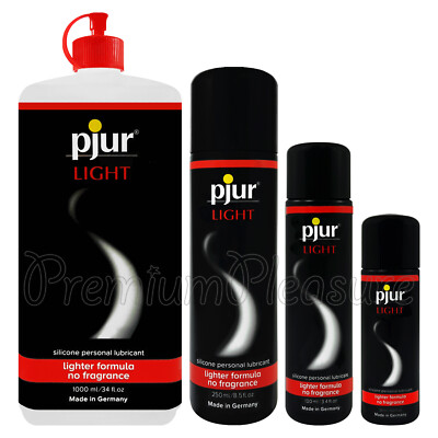pjur LIGHT lubricant * Thinner Lighter silicone bodyglide lube * Long lasting *