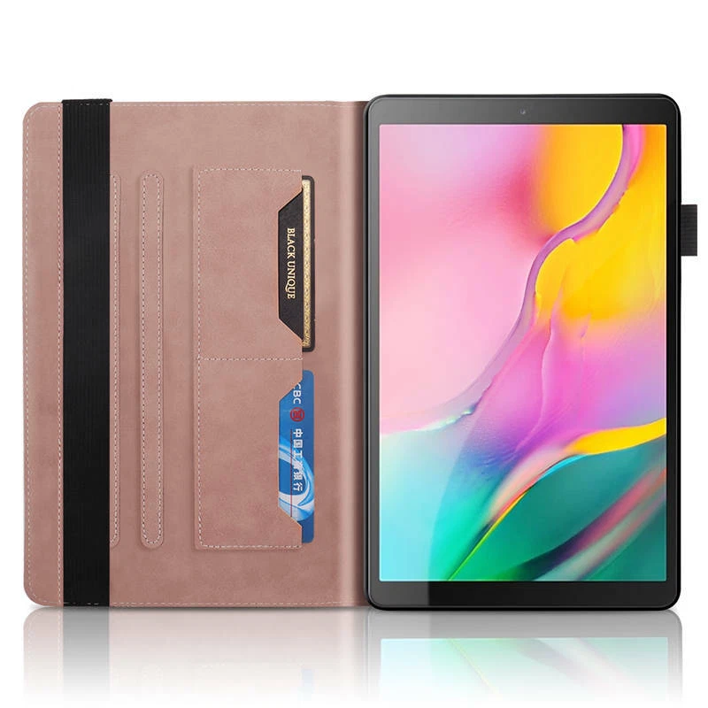 Funda de cuero con soporte para tablet Samsung Galaxy Tab A 10.1 2019 SM-T510 T515 Foto 3 de 4