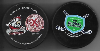 Eishockey Puck GAME PUCK  AYR CENTIENNIALS  ONTARIO CANADA     DEL NHL