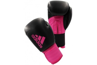 Adidas Hybrid 100 Damen Pink Boxhandschuhe Two Tone Damen 6oz MMA Schwarz/Pink