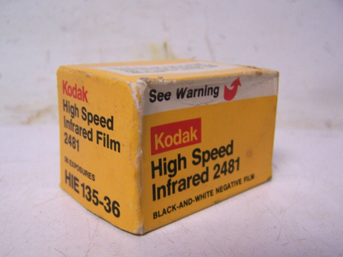 NEW Kodak High Speed Infrared Film 2481 HIE 135-36 Expired 02/84