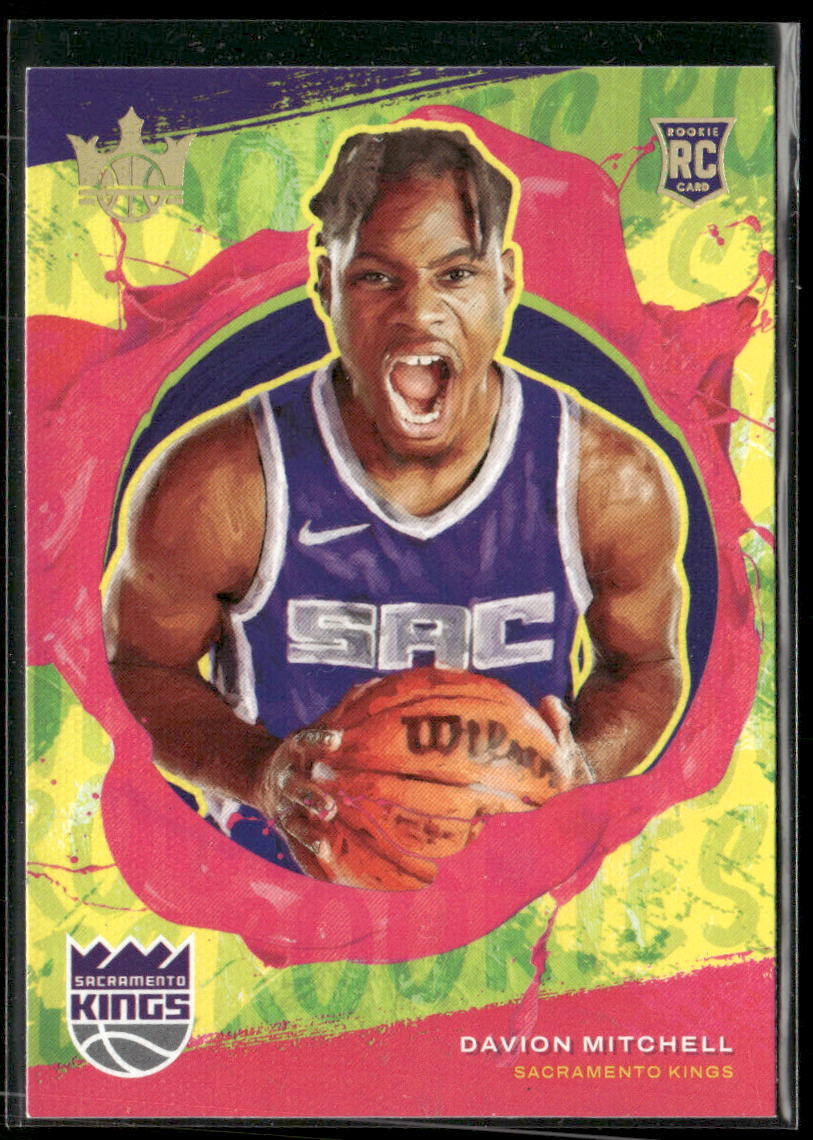2021-22 Panini Court Kings #129 Davion Mitchell Rc Rookie