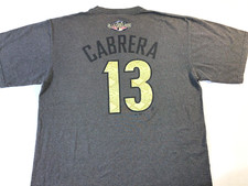 Asdrubal Cabrera 2011 MLB Baseball All-Star Game #13 Jersey T-Shirt Nice! LARGE