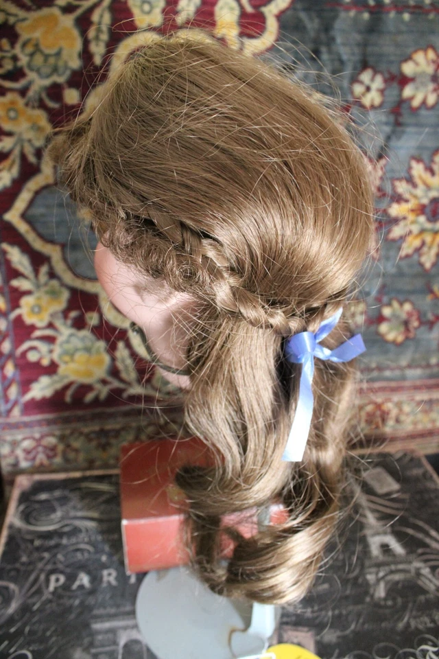 ANTIGUO STOCK NUEVO KEMPER MARRÓN CLARO SONJA PELUCA LARGA TALLA 14-15" circunferencia Foto 4 de 4