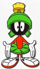 2-PACK MARVIN THE MARTIAN HOT ROD RAT FINK MOTORCYCLES TOOLS GUNS STICKERS