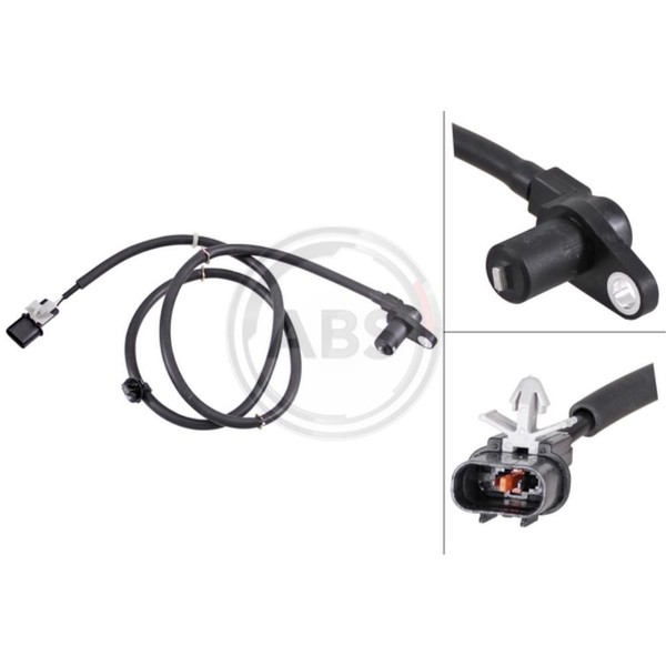 A.B.S. Sensor DrehzahlfüHler Vorne Links Passend FüR Mitsubishi Lancer VII-image
