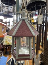 Amish Crafted In The USA Small Hanging Hexagon Bird Feeder / Free Shipping