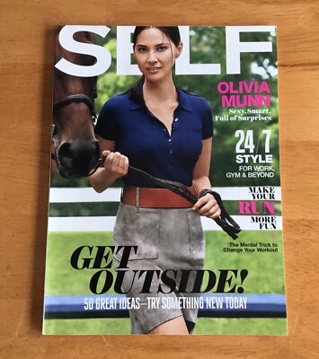 Self Magazine November 2014 Olivia Munn Cover No Label Newsstand