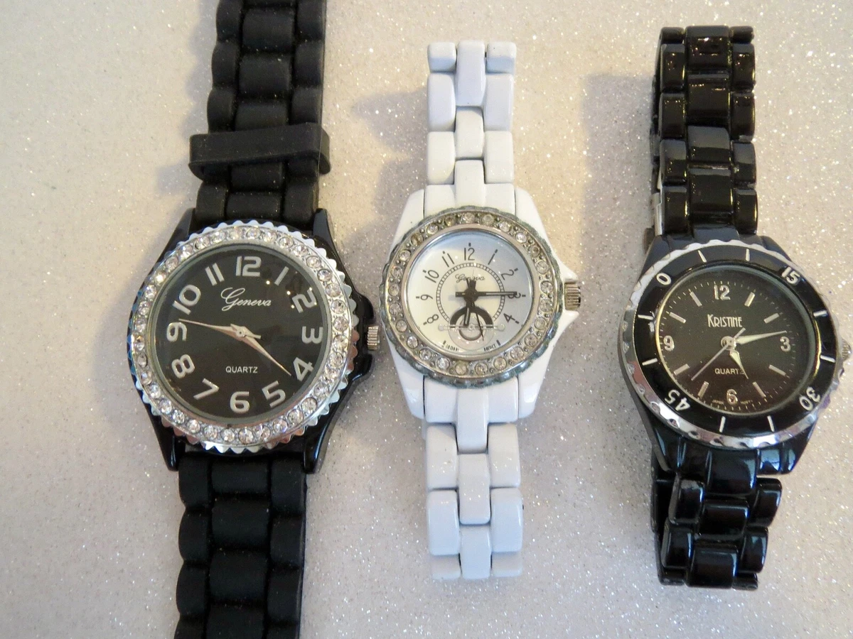 Geneva Ceramic Case Wristwatches for sale | eBay display picture 1