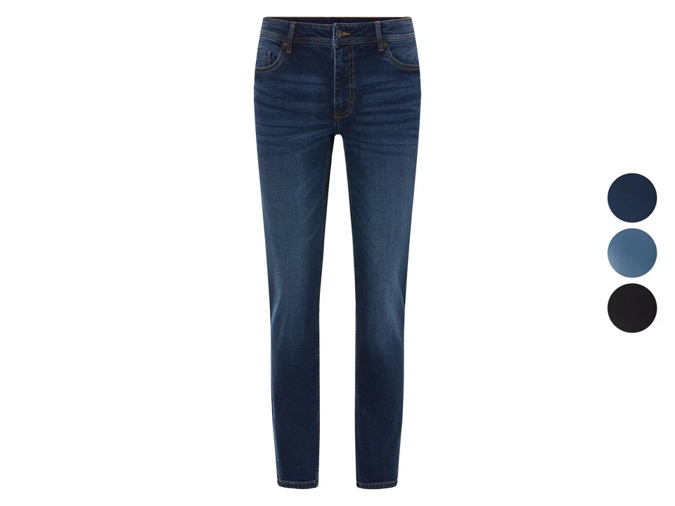 LIVERGY Herren Jeans Slim Fit hoher Baumwollanteil Jeanshose Hose 5-Pocket-Style - Bild 1 von 1