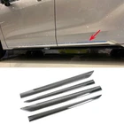 For 2021-2026 Toyota Sienna Chrome Door Body Side Skirts Moulding Accessories