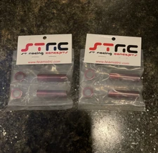 axial rr10 strc shock bodies red aluminum 