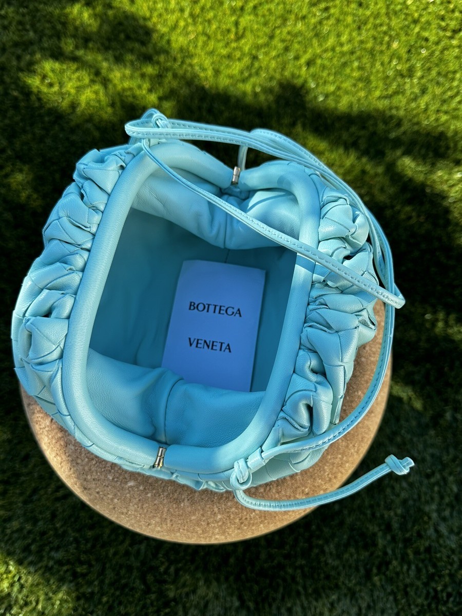 Bottega Veneta 585852VCPP1 Crossbody Mini Pouch Bag Mint