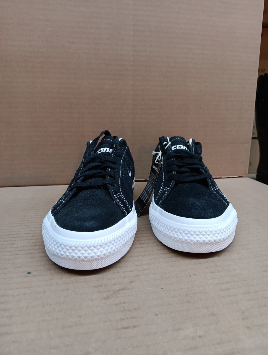Size 8 - Converse One Star Pro Black White | eBay