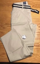 Nautica Youth Boys Khaki School Uniform Pants Slacks 20 Husky NWT MSRP 42