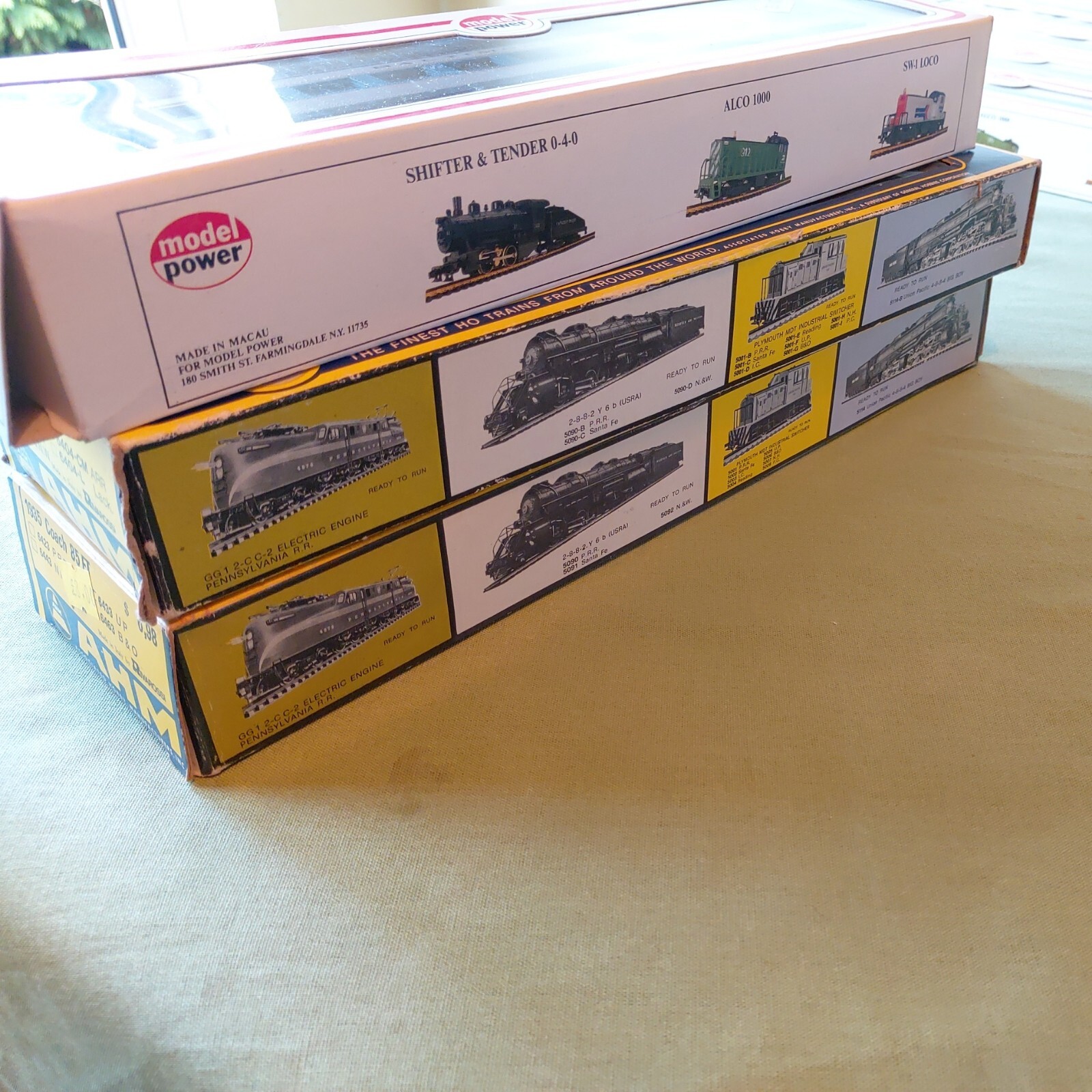 3pc lot vintage AHM Model Power HO Passenger Cars Coach Car B&O CW UP