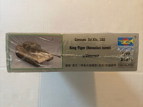 Trumpeter 1/72 07291 German Sd.Kfz.182 King Tiger Henschel Turret w/Zimmerit - Picture 3 of 6