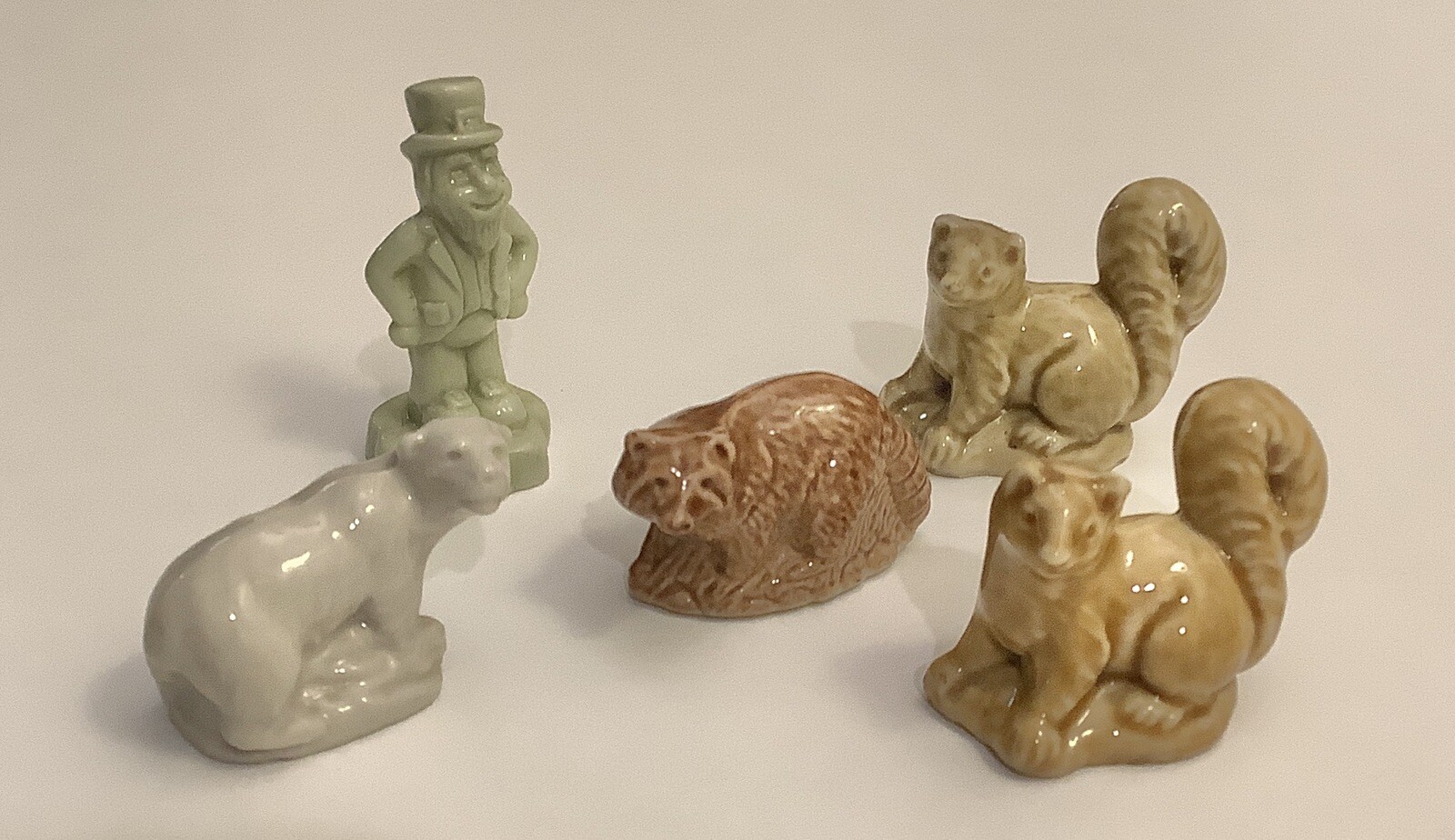 Mixed Lot of 5 Wade England Ceramic Decorative Animal Figurines Figures